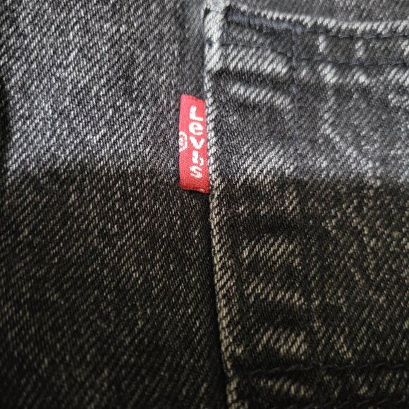 Levi's® Men's Drop Crop Pieced Tapered Jeans Black (Acid Wash) 36073 0001 Size 3 - Picture 10 of 10